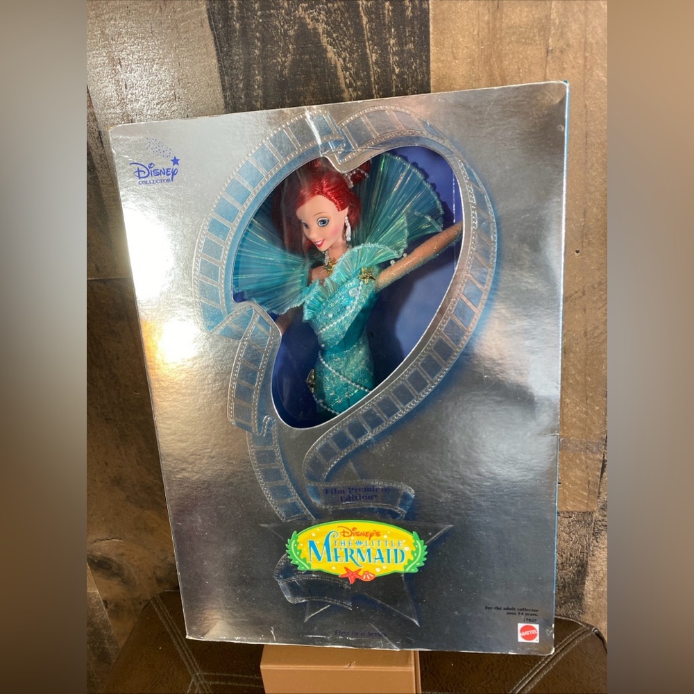 Disney's Little‎ Mermaid Aqua Fantasy ARIEL Film Premier 1st Ed 1997 Vintage New